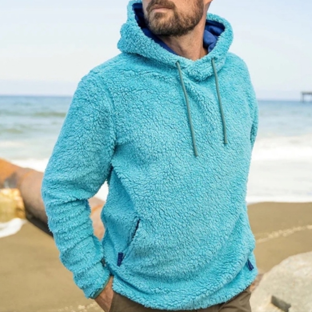 Chubbies Bluebird Day High Pile Hoodie Size M
